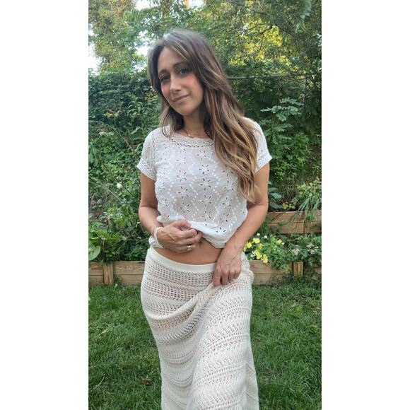 Embroidered Eyelet Lace Top – Joie - Picture 7 of 7